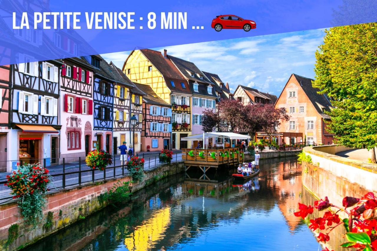 Apartament Evasion St Joseph Odysalis - Lit King Size - Parking - Proche Centre Colmar Zewnętrze zdjęcie